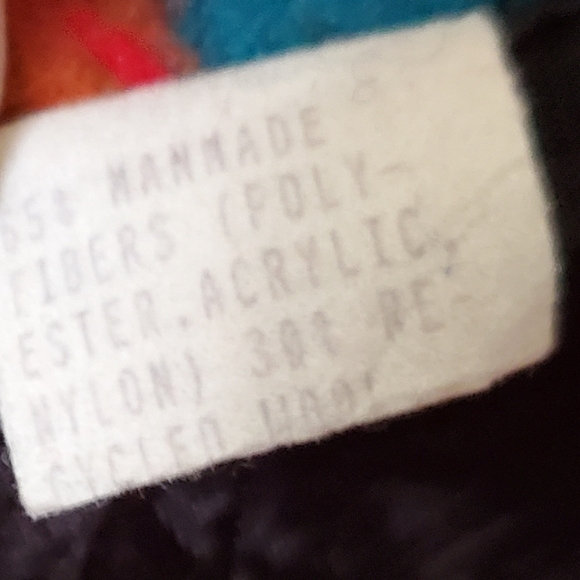 Jofeld Vintage Aztec Blanket Jacket, Size Adult Medium - Picture 12 of 13